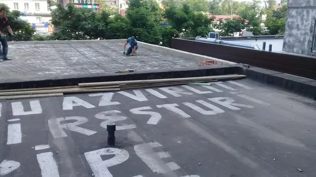 Полусухая стяжка пола — фото работ №14